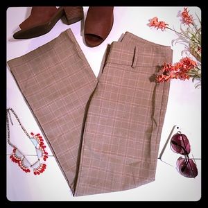 ❌DONATED❌ Wet Seal | Tan/Pink Plaid Dress Pants